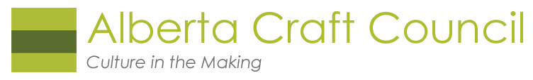 Alberta Craft Council Logo Banner