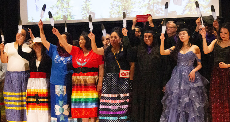 Honour ceremony 2025 grads at Portage College