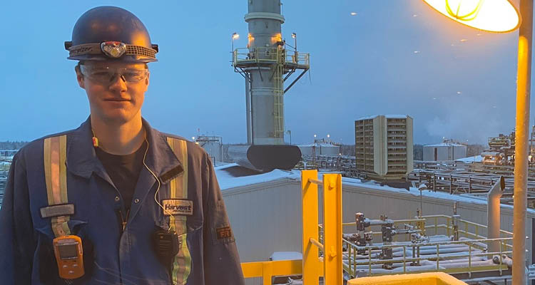 Greg Wallace on site as a power engineer