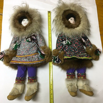 Dolls from Kugluktuk, 1995, Artist Unknown