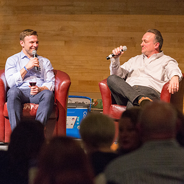 PJ Stock and Dale Hawerchuk