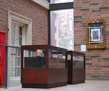 Portage College section of the exhibit