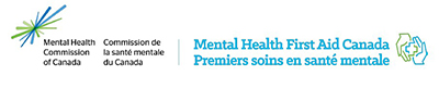 Mental Health Commission of Canada Logo and Mental Health First Aid Canada logos